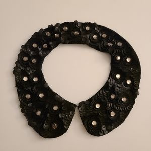 H&M Sequin & Rhinestone Collar